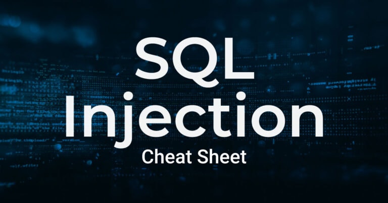 SQL injection cheat sheet