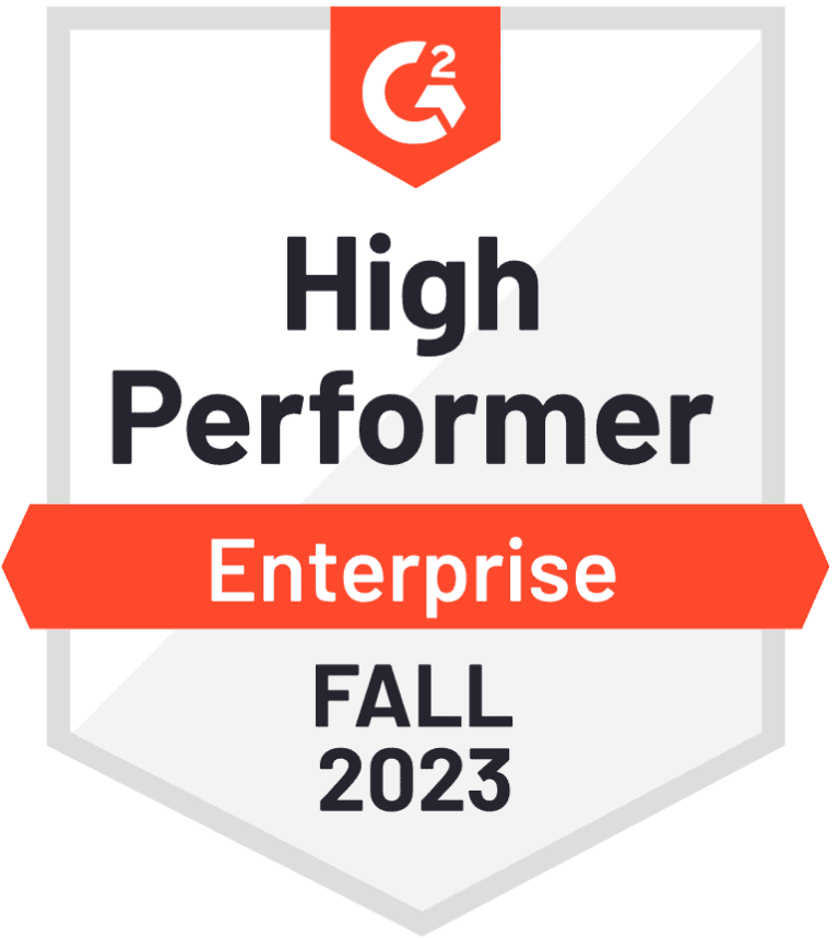 Invicti Security - Enterprise Grid® Report for Dynamic Application Security Testing (DAST) - High Performer - Fall 2023