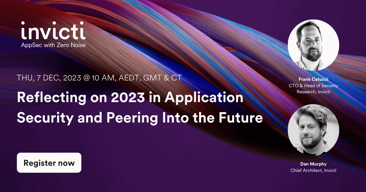 Reflecting on 2023 in Application Security and Peering Into the Future